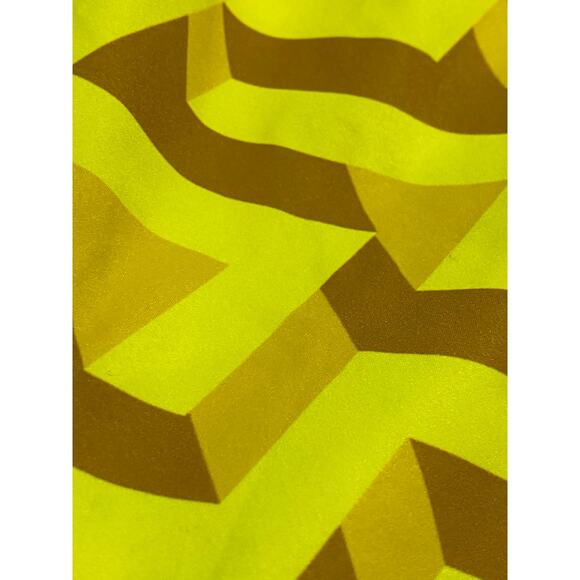 Psycho Bunny Pisani $95 Swim Trunks Mens 2XL Yellow Tan Board Shorts - Picture 7 of 11